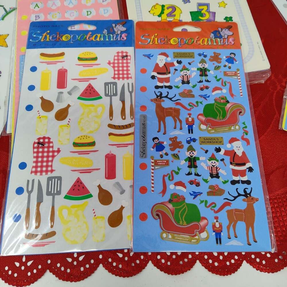 2X COLORBOK 8"X8" MEMORY BOOK Front Photo Window & Red 8x8 Plus tons of extras!! - Picture 7 of 14